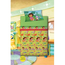 Dora Exploradora juego de sábanas 90 cms.