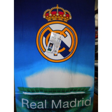 REAL MADRID TOALLA MICROFIBRA BAÑO Y PLAYA