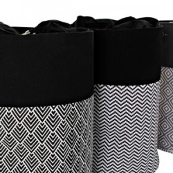 GEOMETRIC CESTA DE TELA PARA ROPA