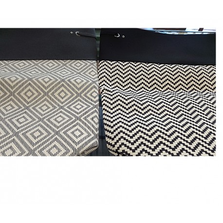 GEOMETRIC CESTA DE TELA PARA ROPA