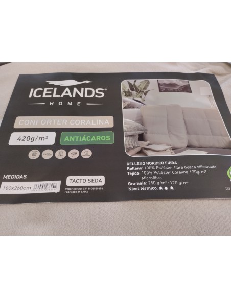 CONFORTER CORALINA BEIGE