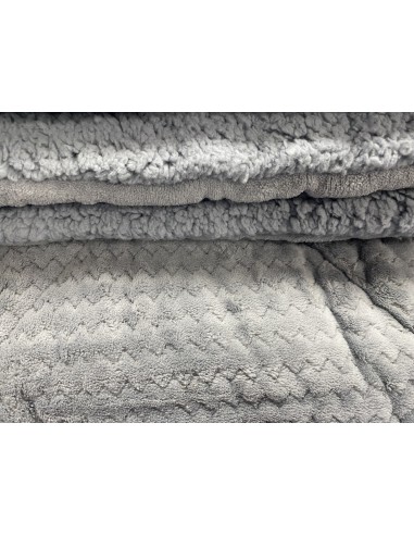 EDREDÓN CORALINA SHERPA GRIS