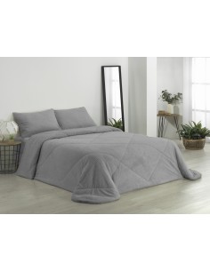 EDREDÓN CORALINA SHERPA GRIS